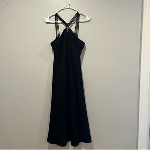 Evan Picone Black Halter Sundress/ Cocktail Dress  Size 6